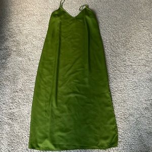 Target a new day green slip dress